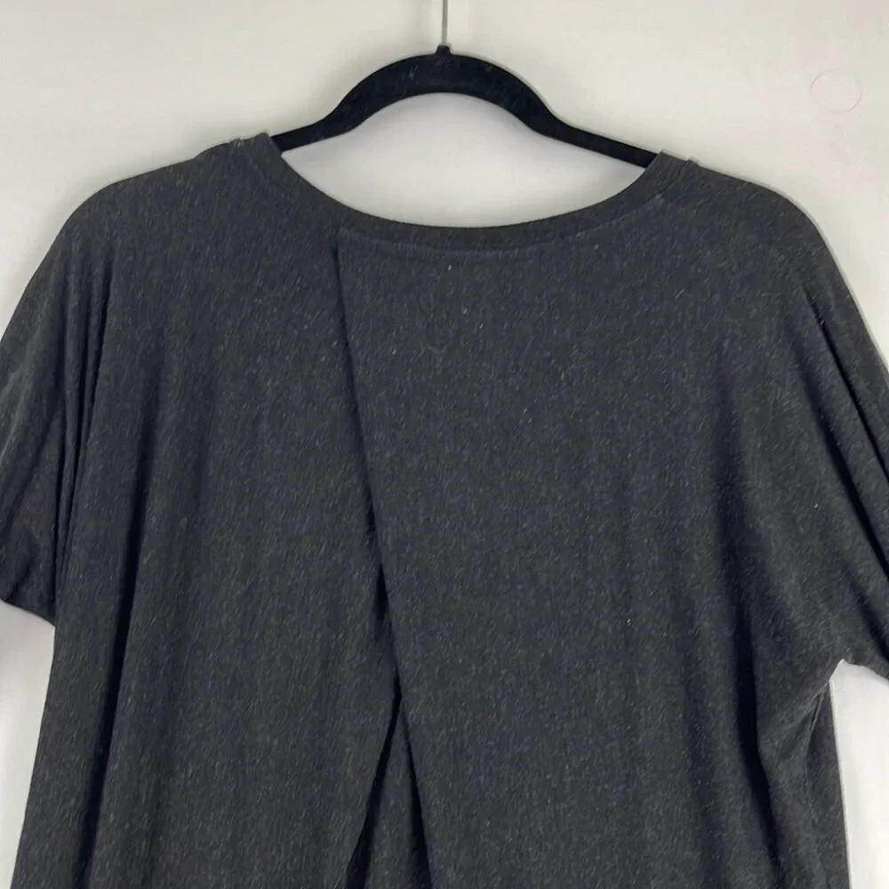 Aritzia Wilfred La Rivière Black Rayon Split Open-Back Long Sleeve Sweater - Picture 10 of 10